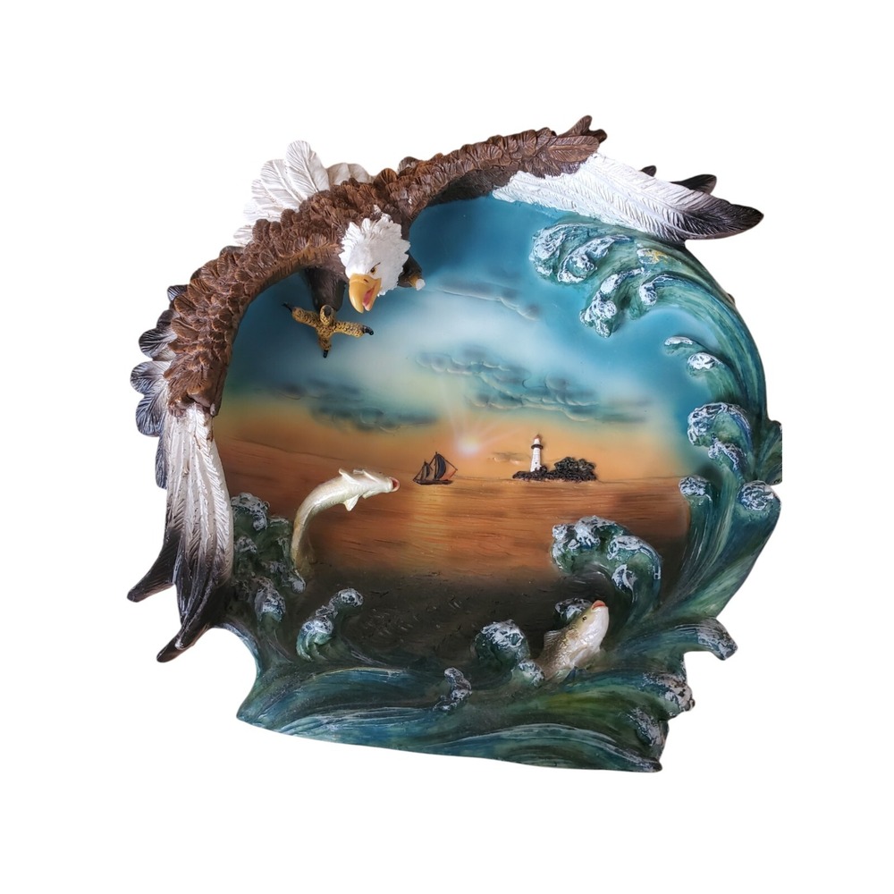 Eagle Bird of Prey Freedom Plate Free Standing.